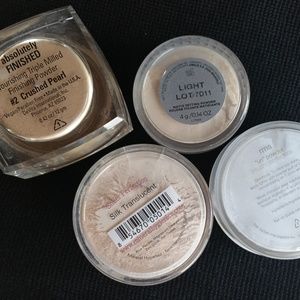 rms, DeVita, etc. clean, safe finishing powders +
